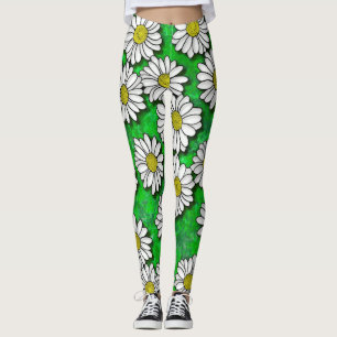 Daisy Oljemålning Leggings