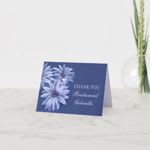 Daisy osteospermum bröllop brudtärna tack kort