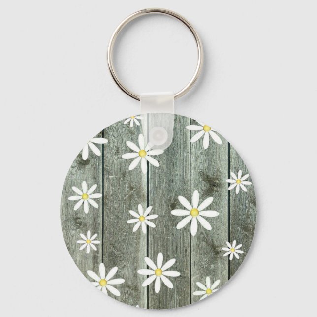 Daisy på barn board nyckelring (Framsida)