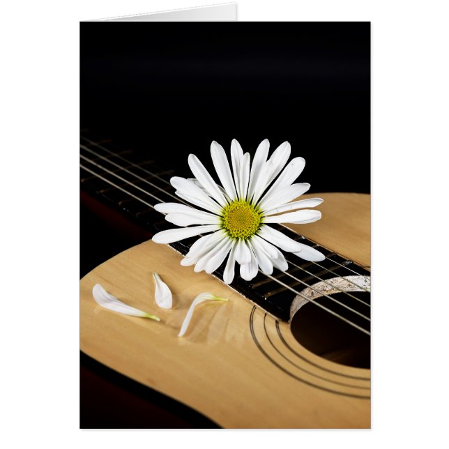 daisy på gitarr OBS kort (Framsidan)