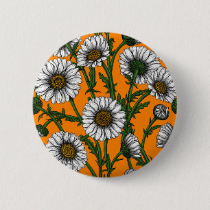 Daisy på orange knapp