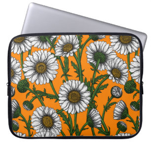 Daisy på orange laptop fodral