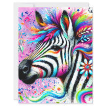 Daisy Papper för Whimsique Zebra-Blommigt