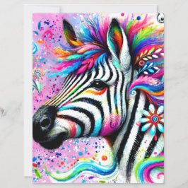 Daisy Papper för Whimsique Zebra-Blommigt