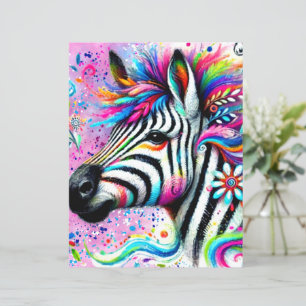 Daisy Papper för Whimsique Zebra-Blommigt