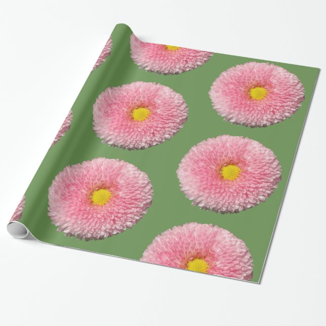 Daisy Papper radbrytning, 30 tum x 6 ft Presentpapper (Utrullad)
