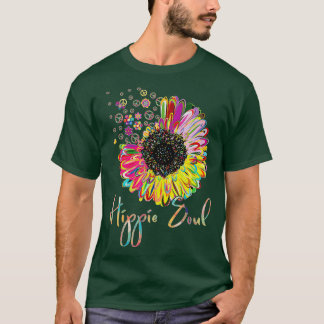 Daisy Peace Sign LOVE Hippie Soul Flower Lovers 60 T Shirt