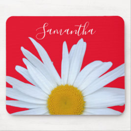 Daisy Photo Red Elegant White Script Musmatta