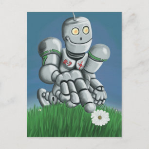 Daisy Picking Robot-vykort Vykort