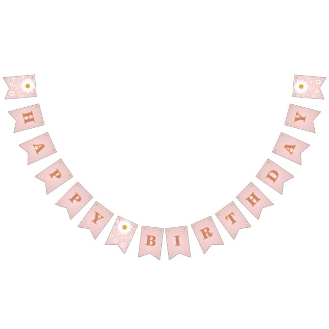 Daisy Pink Any Age Birthday  Vimplar (Alla)