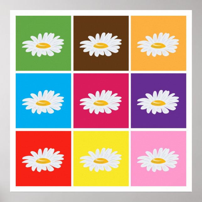 daisy poster FRÅN 8.99 (Framsidan)