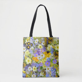 Daisy ,Primrose, Daffodil Flowers Tygkasse