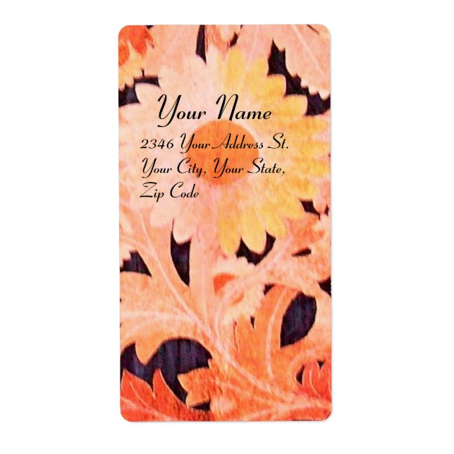 DAISY, röd rosa svart Fraktsedel (Framsidan)