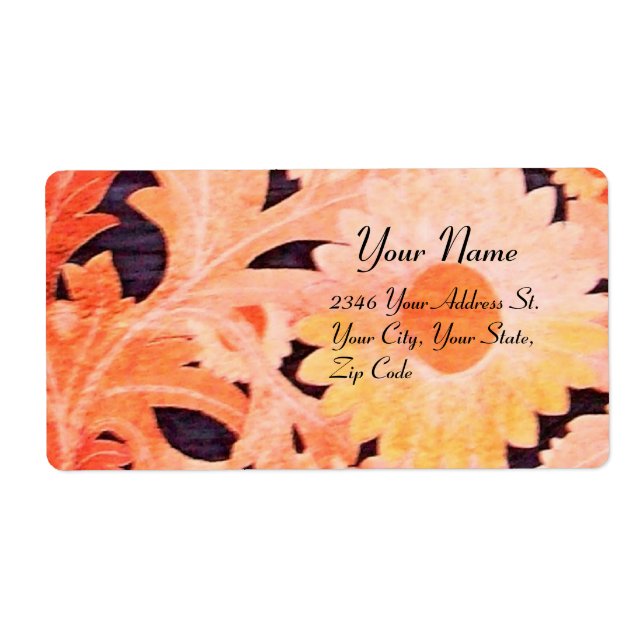 DAISY, rödbrun svart Fraktsedel (Framsidan)