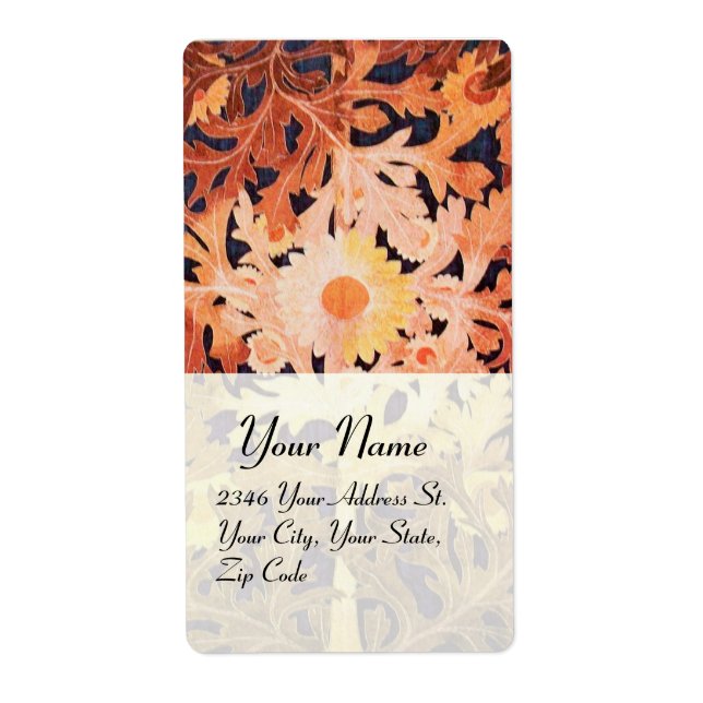 DAISY, rödbrun svart Fraktsedel (Framsidan)