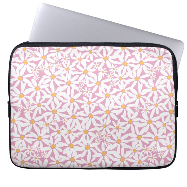 Daisy - Rosa Electronics Bag Laptop Fodral (Framsidan)