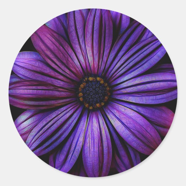 Daisy Runt Klistermärke (Framsida)