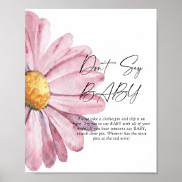 Daisy - säg inte att baby Poster