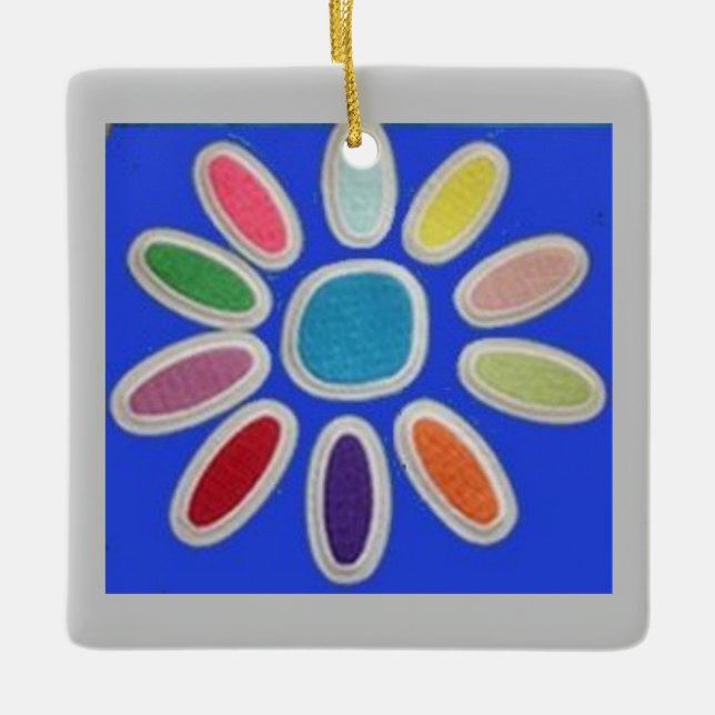 Daisy Scout Ceramic Ornament (Framsida)