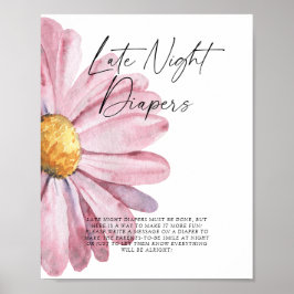 Daisy Sent night Diaper-match Poster
