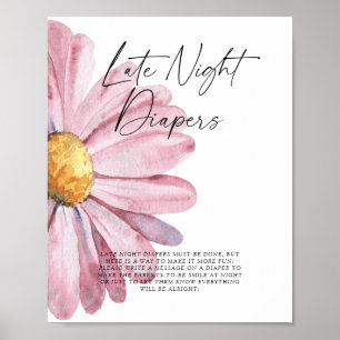 Daisy Sent night Diaper-match Poster