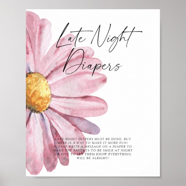 Daisy Sent night Diaper-match Poster (Framsidan)