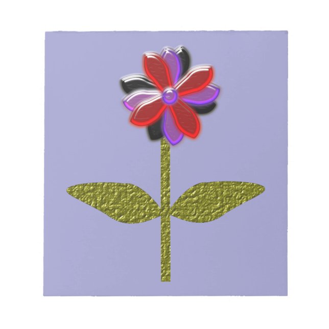 Daisy Shining Plastic-Anteckningsblock Anteckningsblock (Framsida)