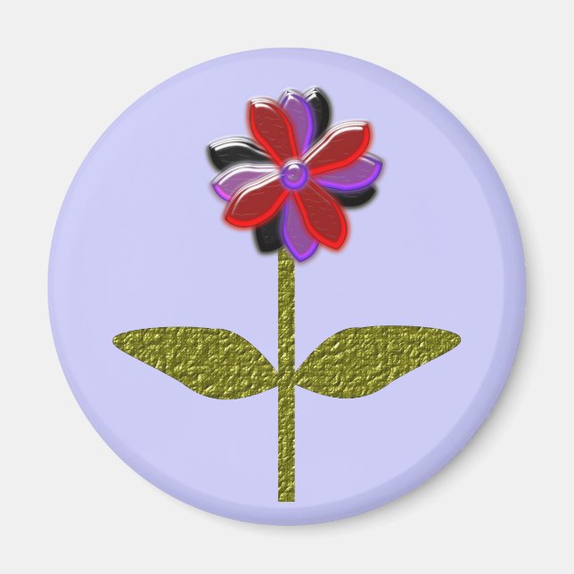 Daisy Shining Plastic Magnet (Framsidan)