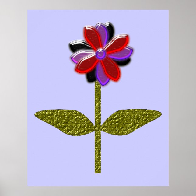 Daisy Shining Plastic Print Poster (Framsidan)