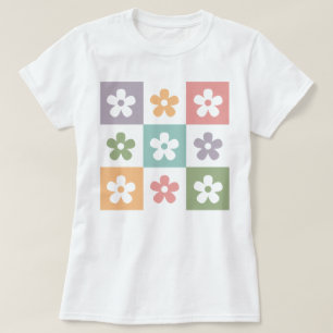 Daisy Shirt, Daisy Gift, Retro Daisy T-shirt, Flow T Shirt