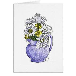 Daisy - skriva & bläck OBS kort