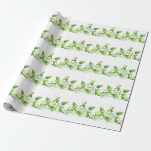 Daisy som slår in papper presentpapper