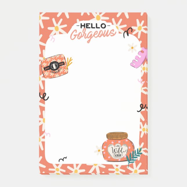 Daisy Spa Beauty Notes Post-it Block (Framsida)