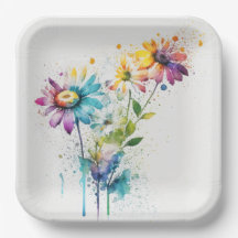 Daisy Spatter, levande färg,