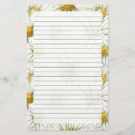 Daisy Stationery Brevpapper