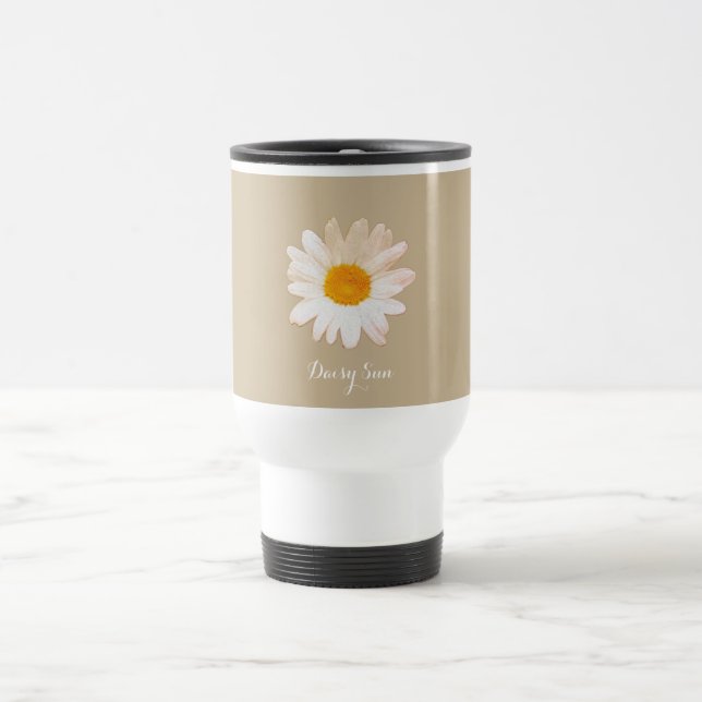 Daisy Sun Mug – Summer Floral Gift Resemugg (Center)