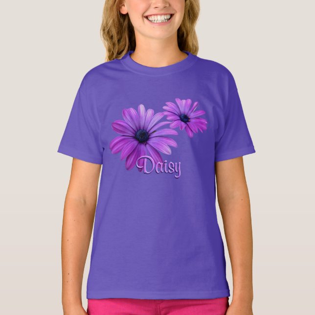 Daisy Sweatshirt Anpassningsbar Daisy Barn Shirt Tee Shirt (Framsida)