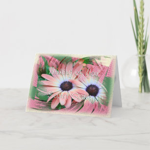 Daisy Swirl-anpassa valfritt tillfälle Kort