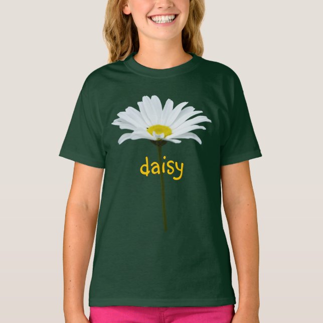 Daisy T-shirt Organic Anpassningsbar Daisy Shirt (Framsida)