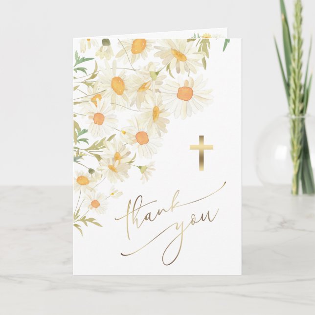 daisy tack för att du kom med kortet kort (Framsida)