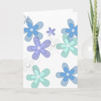 Daisy tackkort-kort (förpackning med 6) tack kort