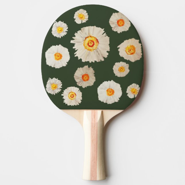 Daisy Teckning Ping Pong Paddle, Rödgummi, bak Pingisracket (Framsidan)