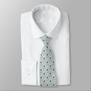 Daisy Tie Bevackra Wildblommor Necktie Daisy Gift Slips