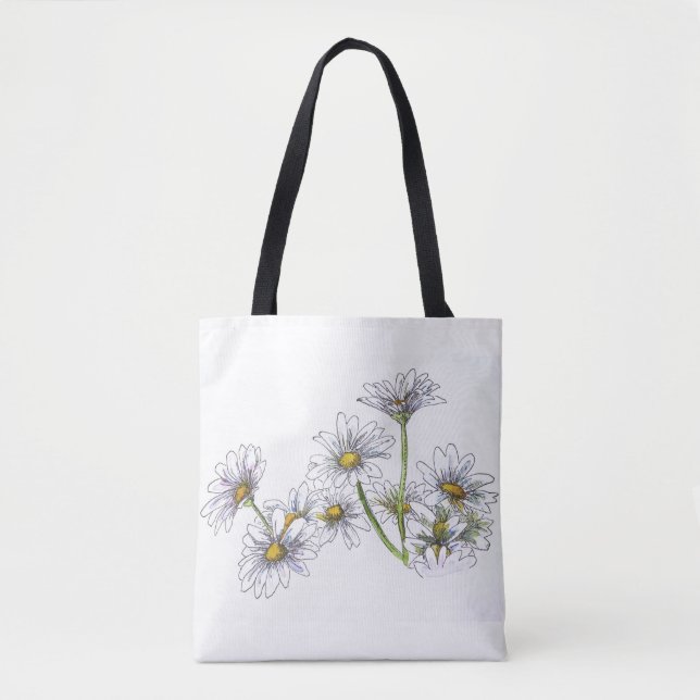 Daisy Tote Bag Tygkasse (Framsida)