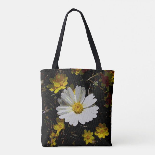 Daisy Tote Bag Tygkasse (Baksida)