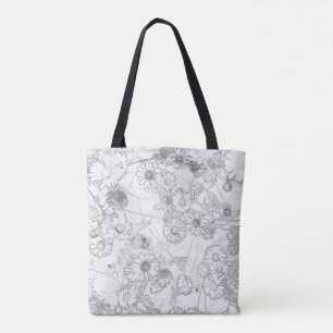 Daisy Tote Bag Tygkasse