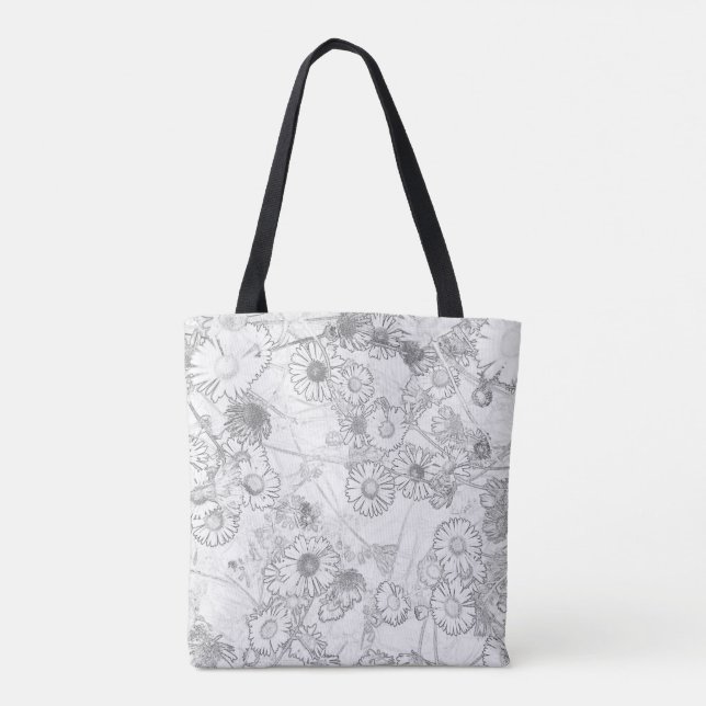 Daisy Tote Bag Tygkasse (Baksida)