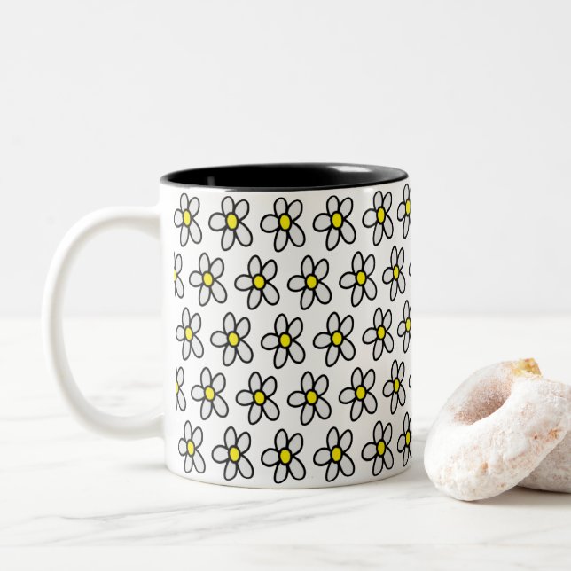 Daisy Två-Tonad Mugg (Med munk)