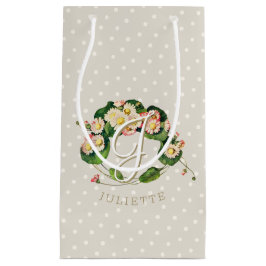 Daisy utandning med Monogram och Namn för att anpa