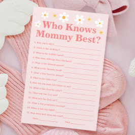 Daisy Vår Baby Shower som känner Mamma Best Game